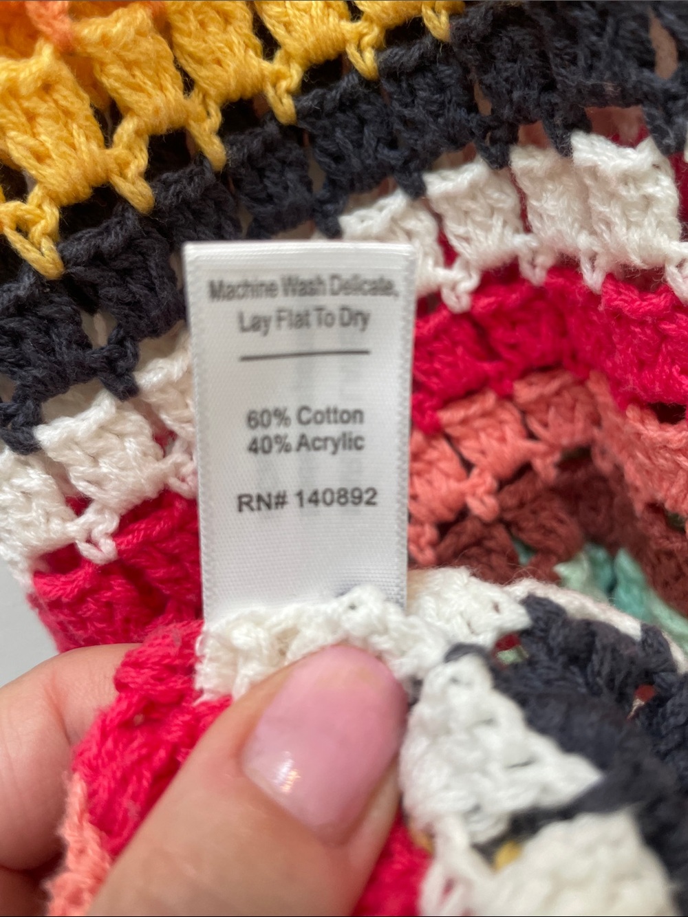 Marine Layer Archive Faye Dolman Crochet Sweater Top Size Medium - Picture 8 of 8